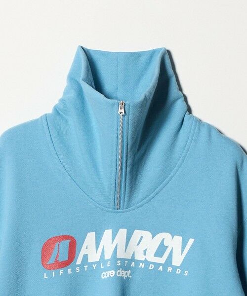 BEAUTY&YOUTH UNITED ARROWS / ビューティー&ユース ユナイテッドアローズ スウェット | 【別注】＜Americana＞ジップ ショートスリーブ スウェットプルオーバー | 詳細11