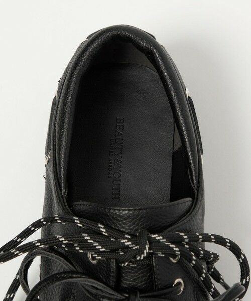 BEAUTY&YOUTH UNITED ARROWS / ビューティー&ユース ユナイテッドアローズ フラットシューズ | 3WAY デッキシューズ ブラック | 詳細21