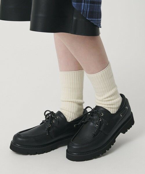 BEAUTY&YOUTH UNITED ARROWS / ビューティー&ユース ユナイテッドアローズ フラットシューズ | 3WAY デッキシューズ ブラック | 詳細5