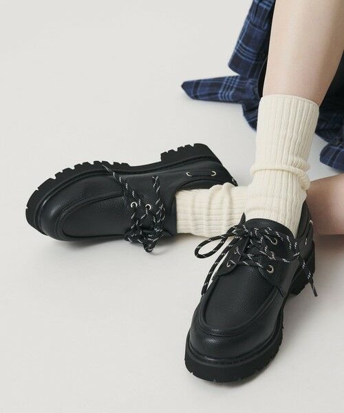 BEAUTY&YOUTH UNITED ARROWS / ビューティー&ユース ユナイテッドアローズ フラットシューズ | 3WAY デッキシューズ ブラック | 詳細7