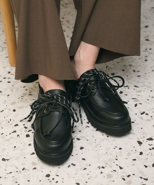 BEAUTY&YOUTH UNITED ARROWS / ビューティー&ユース ユナイテッドアローズ フラットシューズ | 3WAY デッキシューズ ブラック（BLACK）