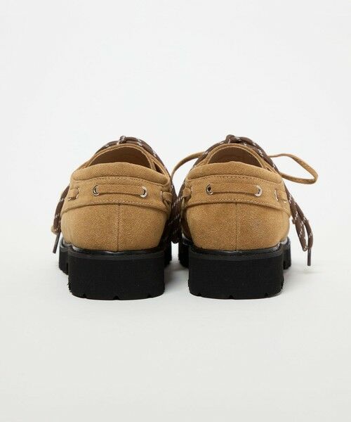 BEAUTY&YOUTH UNITED ARROWS / ビューティー&ユース ユナイテッドアローズ フラットシューズ | 3WAY デッキシューズ ベージュ | 詳細13