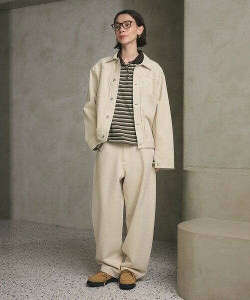 BEAUTY&YOUTH UNITED ARROWS / ビューティー&ユース ユナイテッドアローズ フラットシューズ | 3WAY デッキシューズ ベージュ | 詳細3