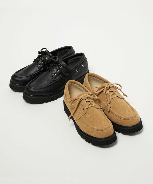BEAUTY&YOUTH UNITED ARROWS / ビューティー&ユース ユナイテッドアローズ フラットシューズ | 3WAY デッキシューズ ベージュ | 詳細5