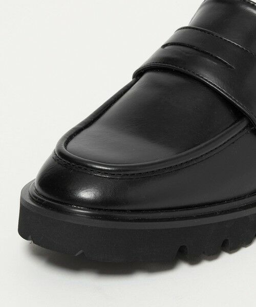 BEAUTY&YOUTH UNITED ARROWS / ビューティー&ユース ユナイテッドアローズ ビジネス・ドレスシューズ | レザーライク コインローファー | 詳細9