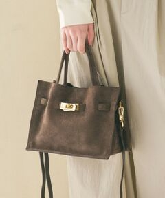 BEAUTY&YOUTH UNITED ARROWS / ビューティー&ユース ユナイテッドアローズ ショルダーバッグ | ＜VIOLAd’ORO＞スエード 2WAY トートバッグ