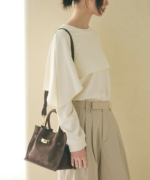 BEAUTY&YOUTH UNITED ARROWS / ビューティー&ユース ユナイテッドアローズ ショルダーバッグ | ＜VIOLAd’ORO＞スエード 2WAY トートバッグ | 詳細1