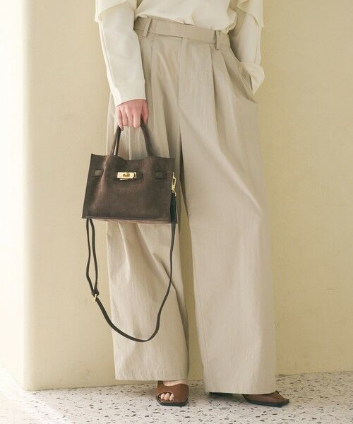 BEAUTY&YOUTH UNITED ARROWS / ビューティー&ユース ユナイテッドアローズ ショルダーバッグ | ＜VIOLAd’ORO＞スエード 2WAY トートバッグ | 詳細2