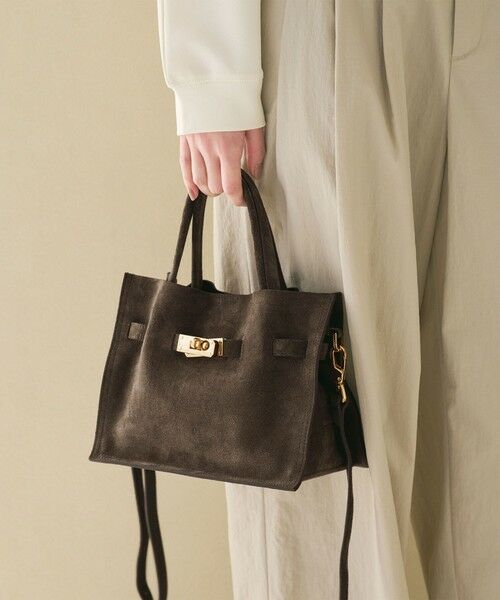 BEAUTY&YOUTH UNITED ARROWS / ビューティー&ユース ユナイテッドアローズ ショルダーバッグ | ＜VIOLAd’ORO＞スエード 2WAY トートバッグ | 詳細4