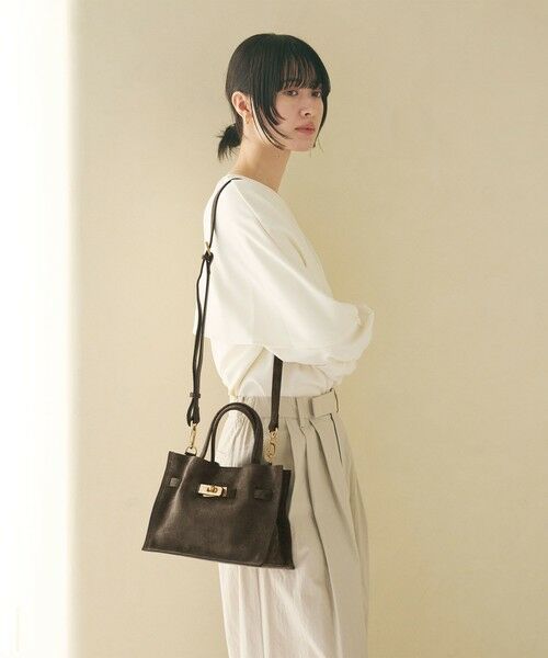 BEAUTY&YOUTH UNITED ARROWS / ビューティー&ユース ユナイテッドアローズ ショルダーバッグ | ＜VIOLAd’ORO＞スエード 2WAY トートバッグ | 詳細5