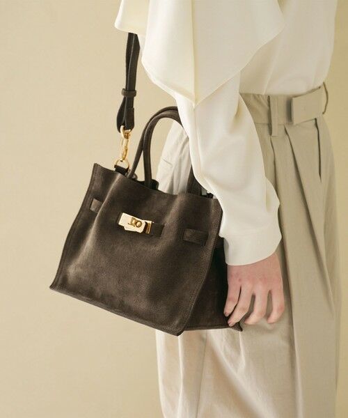 BEAUTY&YOUTH UNITED ARROWS / ビューティー&ユース ユナイテッドアローズ ショルダーバッグ | ＜VIOLAd’ORO＞スエード 2WAY トートバッグ | 詳細6