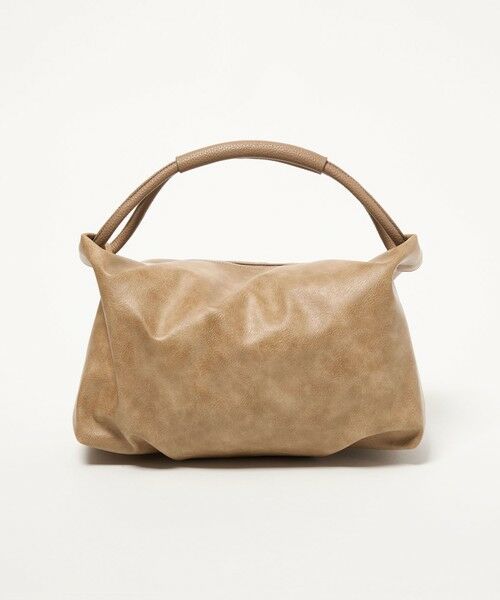 BEAUTY&YOUTH UNITED ARROWS / ビューティー&ユース ユナイテッドアローズ ハンドバッグ | レザーライク コンビ タック バッグ | 詳細5