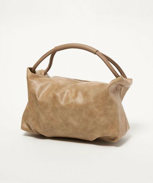 BEAUTY&YOUTH UNITED ARROWS / ビューティー&ユース ユナイテッドアローズ ハンドバッグ | レザーライク コンビ タック バッグ | 詳細6