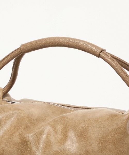 BEAUTY&YOUTH UNITED ARROWS / ビューティー&ユース ユナイテッドアローズ ハンドバッグ | レザーライク コンビ タック バッグ | 詳細7