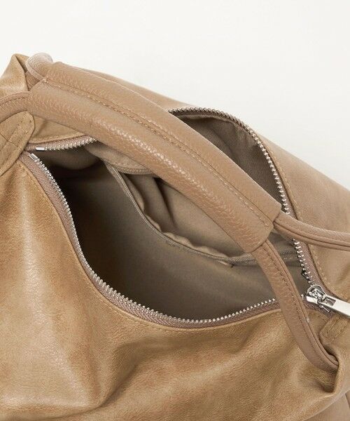 BEAUTY&YOUTH UNITED ARROWS / ビューティー&ユース ユナイテッドアローズ ハンドバッグ | レザーライク コンビ タック バッグ | 詳細8