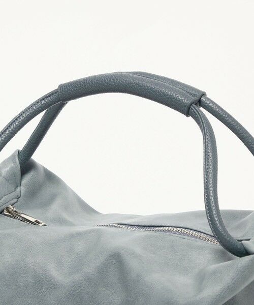 BEAUTY&YOUTH UNITED ARROWS / ビューティー&ユース ユナイテッドアローズ ハンドバッグ | レザーライク コンビ タック バッグ | 詳細20