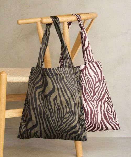 BEAUTY&YOUTH UNITED ARROWS / ビューティー&ユース ユナイテッドアローズ トートバッグ | ゼブラ パッカブル トートバッグ（OLIVE）