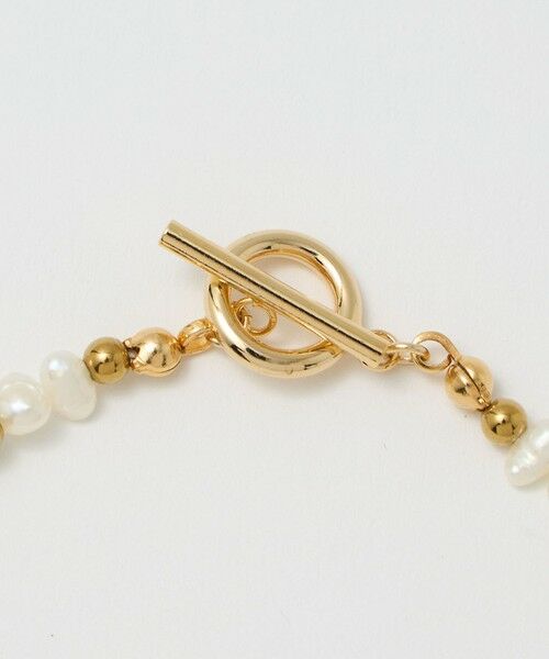 BEAUTY&YOUTH UNITED ARROWS / ビューティー&ユース ユナイテッドアローズ ネックレス・ペンダント・チョーカー | ＜Causerie＞淡水パール×ストーン コンビ ネックレス | 詳細4