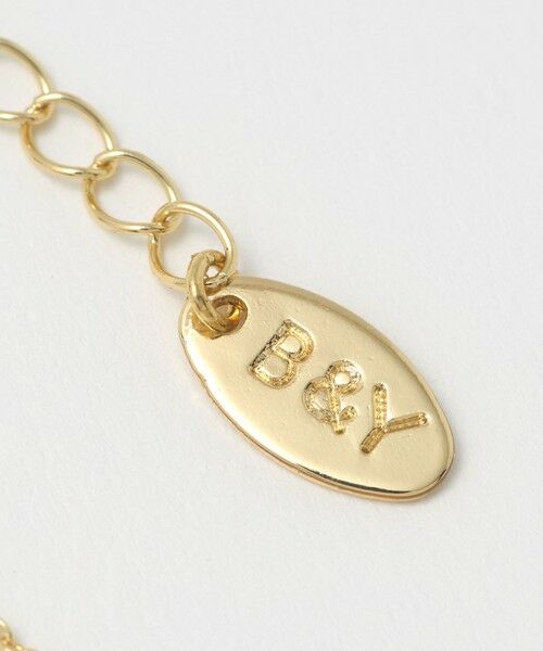 BEAUTY&YOUTH UNITED ARROWS / ビューティー&ユース ユナイテッドアローズ ネックレス・ペンダント・チョーカー | パールモチーフ×ガラスストーン ネックレス | 詳細4