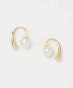 BEAUTY&YOUTH UNITED ARROWS / ビューティー&ユース ユナイテッドアローズ ピアス・イヤリング | パールモチーフバック フック ピアス