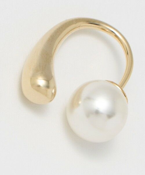 BEAUTY&YOUTH UNITED ARROWS / ビューティー&ユース ユナイテッドアローズ ピアス・イヤリング | パールモチーフバック フック ピアス | 詳細4
