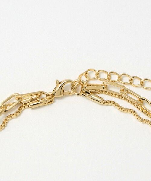 BEAUTY&YOUTH UNITED ARROWS / ビューティー&ユース ユナイテッドアローズ ネックレス・ペンダント・チョーカー | パールモチーフ×ミックスチェーン 3連 ネックレス | 詳細5