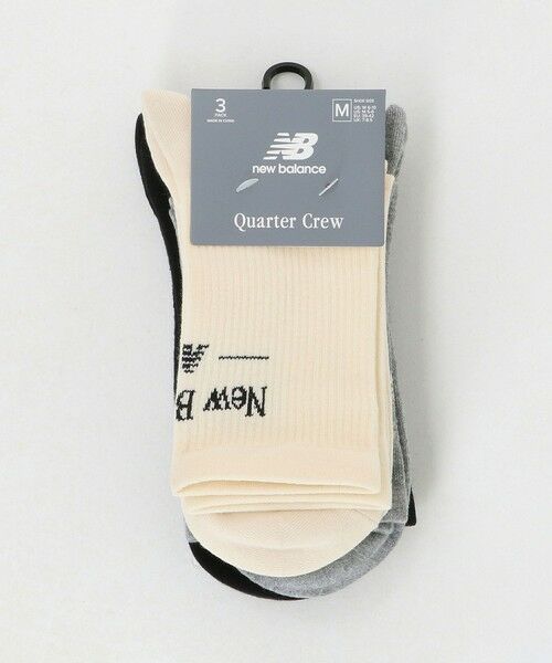 BEAUTY&YOUTH UNITED ARROWS / ビューティー&ユース ユナイテッドアローズ ソックス | ＜New Balance＞ロゴ ソックス/3P | 詳細13
