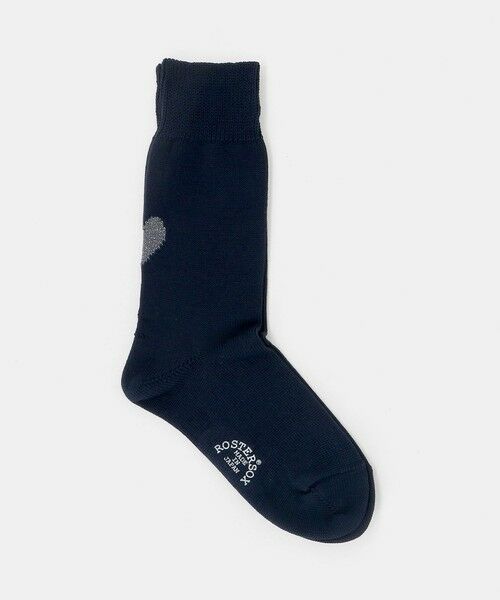 BEAUTY&YOUTH UNITED ARROWS / ビューティー&ユース ユナイテッドアローズ ソックス | 【別注】＜ROSTER SOX＞バックハート ソックス（NAVY）