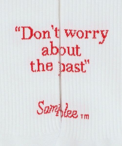 BEAUTY&YOUTH UNITED ARROWS / ビューティー&ユース ユナイテッドアローズ ソックス | 【別注】＜Samplee＞メッセージ ソックス | 詳細2