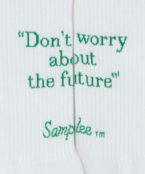 BEAUTY&YOUTH UNITED ARROWS / ビューティー&ユース ユナイテッドアローズ ソックス | 【別注】＜Samplee＞メッセージ ソックス | 詳細4