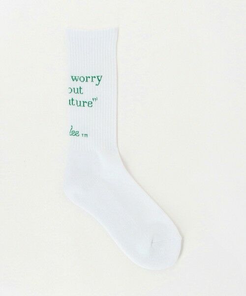 BEAUTY&YOUTH UNITED ARROWS / ビューティー&ユース ユナイテッドアローズ ソックス | 【別注】＜Samplee＞メッセージ ソックス（KELLY）