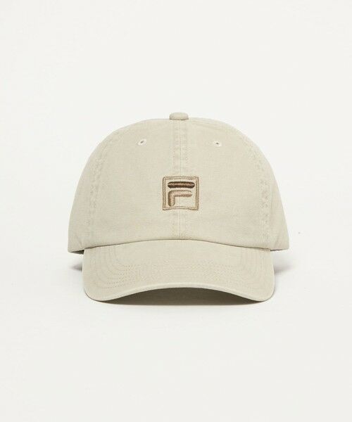 BEAUTY&YOUTH UNITED ARROWS / ビューティー&ユース ユナイテッドアローズ キャップ | 【別注】＜FILA＞コットン ウォッシュ ロゴ キャップ | 詳細4
