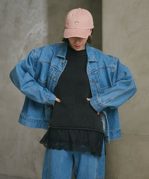 BEAUTY&YOUTH UNITED ARROWS / ビューティー&ユース ユナイテッドアローズ キャップ | 【別注】＜FILA＞コットン ウォッシュ ロゴ キャップ | 詳細18