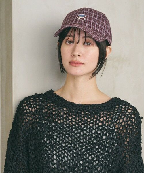 BEAUTY&YOUTH UNITED ARROWS / ビューティー&ユース ユナイテッドアローズ キャップ | 【別注】＜FILA＞チェック キャップ | 詳細11