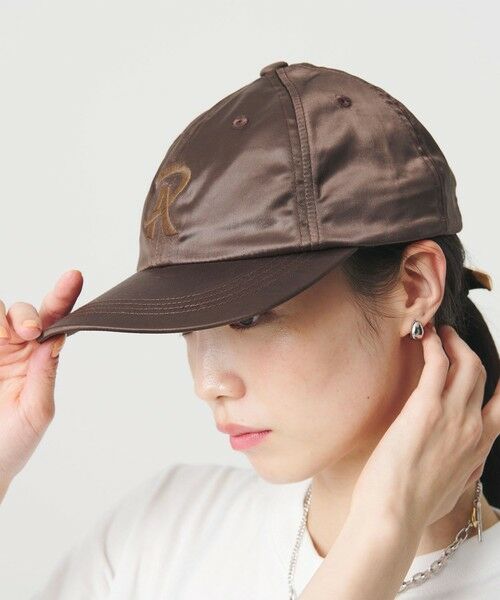 BEAUTY&YOUTH UNITED ARROWS / ビューティー&ユース ユナイテッドアローズ キャップ | 【別注】＜RACAL＞サテン ベースボールキャップ（DK.BROWN）