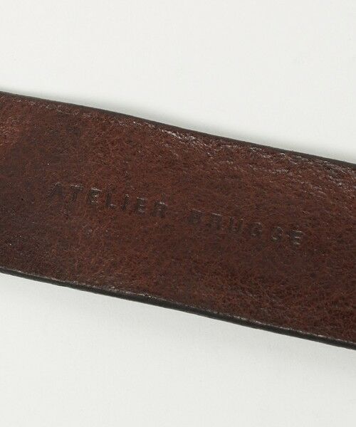 BEAUTY&YOUTH UNITED ARROWS / ビューティー&ユース ユナイテッドアローズ ベルト・サスペンダー | ＜ATELIER BRUGGE＞レザー ホースシュー ベルト | 詳細6