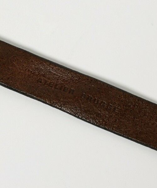 BEAUTY&YOUTH UNITED ARROWS / ビューティー&ユース ユナイテッドアローズ ベルト・サスペンダー | ＜ATELIER BRUGGE＞レザー メタルループ ベルト | 詳細6