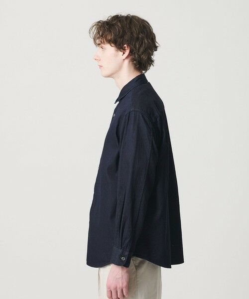 BEAUTY&YOUTH UNITED ARROWS / ビューティー&ユース ユナイテッドアローズ シャツ・ブラウス | 7.5oz サテンデニム レギュラー グランデ シャツ GRANDE型 | 詳細11