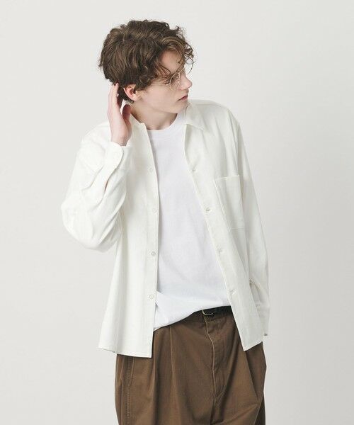 BEAUTY&YOUTH UNITED ARROWS / ビューティー&ユース ユナイテッドアローズ シャツ・ブラウス | TC リネン キャンプカラー グランデ シャツ GRANDE型 | 詳細1