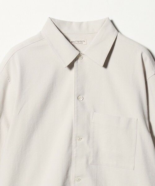 BEAUTY&YOUTH UNITED ARROWS / ビューティー&ユース ユナイテッドアローズ シャツ・ブラウス | TC リネン キャンプカラー グランデ シャツ GRANDE型 | 詳細15
