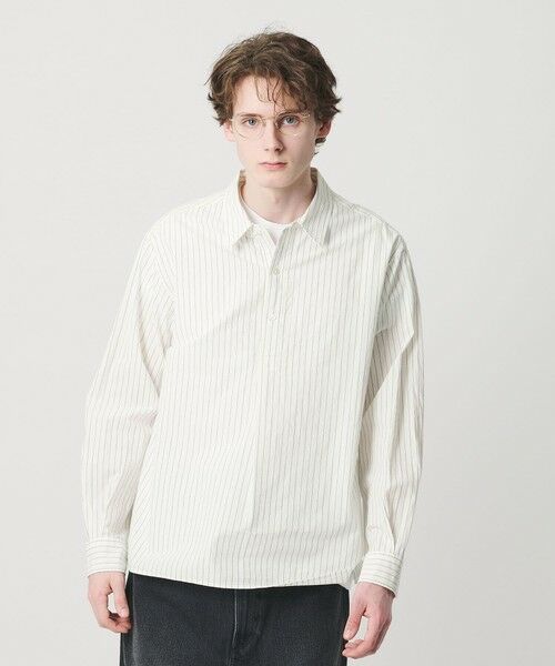 BEAUTY&YOUTH UNITED ARROWS / ビューティー&ユース ユナイテッドアローズ シャツ・ブラウス | TYP ワッシャー ピンストライプ プルオーバーシャツ | 詳細2