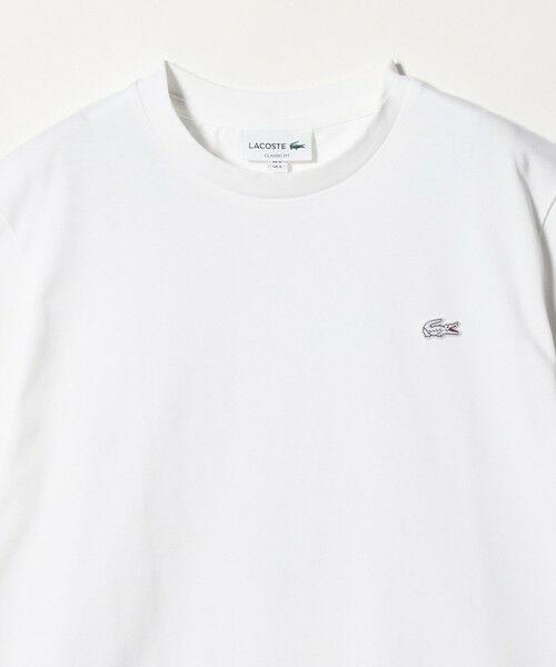 BEAUTY&YOUTH UNITED ARROWS / ビューティー&ユース ユナイテッドアローズ カットソー | ＜LACOSTE＞アウトライン クロック クルーネック Tシャツ | 詳細3