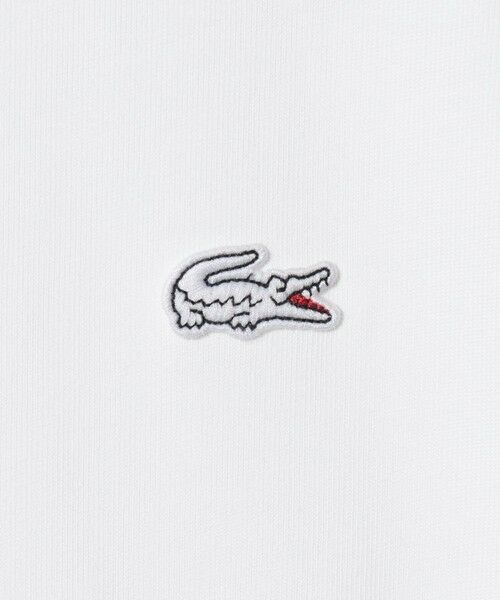 BEAUTY&YOUTH UNITED ARROWS / ビューティー&ユース ユナイテッドアローズ カットソー | ＜LACOSTE＞アウトライン クロック クルーネック Tシャツ | 詳細4