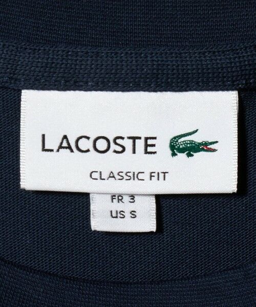 BEAUTY&YOUTH UNITED ARROWS / ビューティー&ユース ユナイテッドアローズ カットソー | ＜LACOSTE＞アウトライン クロック クルーネック Tシャツ | 詳細19
