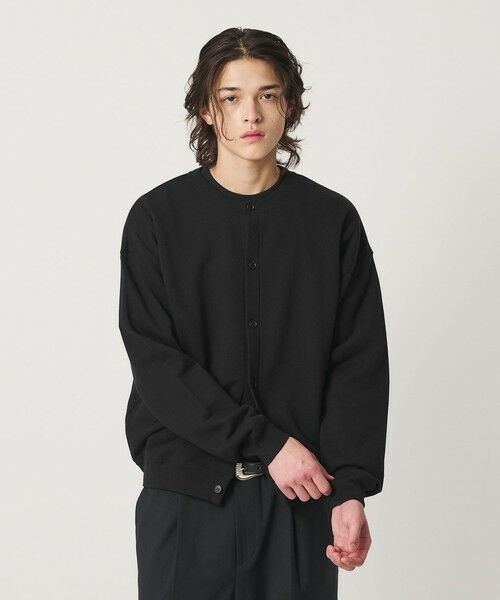 BEAUTY&YOUTH UNITED ARROWS / ビューティー&ユース ユナイテッドアローズ カーディガン・ボレロ | 【WEB限定】クルーネック スウェット カーディガン | 詳細1