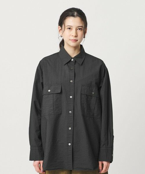 BEAUTY&YOUTH UNITED ARROWS / ビューティー&ユース ユナイテッドアローズ シャツ・ブラウス | コットン ナイロン ワークシャツ | 詳細4