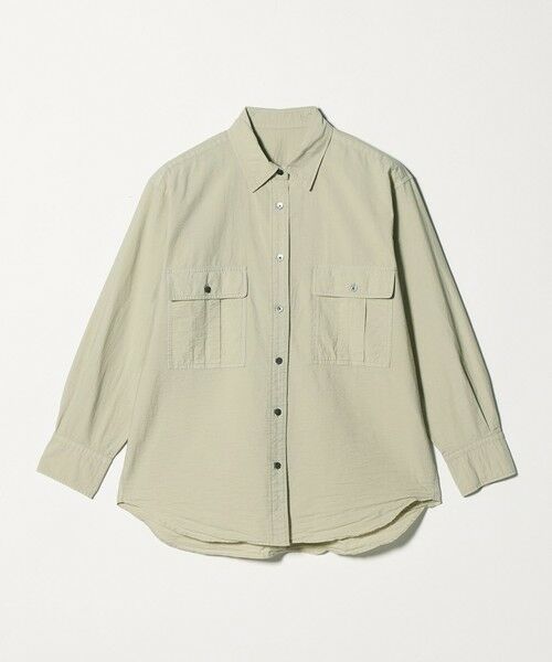 BEAUTY&YOUTH UNITED ARROWS / ビューティー&ユース ユナイテッドアローズ シャツ・ブラウス | コットン ナイロン ワークシャツ（LIME）