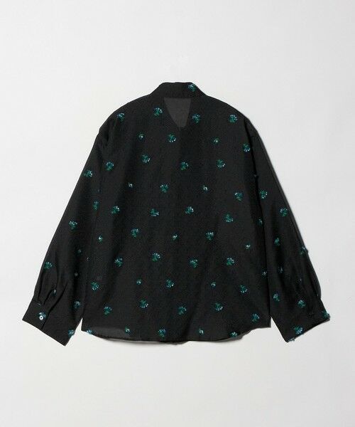 BEAUTY&YOUTH UNITED ARROWS / ビューティー&ユース ユナイテッドアローズ シャツ・ブラウス | フラワーモチーフ ジャガード シャツ ウォッシャブル | 詳細15