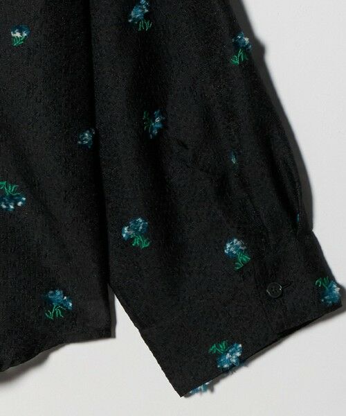 BEAUTY&YOUTH UNITED ARROWS / ビューティー&ユース ユナイテッドアローズ シャツ・ブラウス | フラワーモチーフ ジャガード シャツ ウォッシャブル | 詳細17