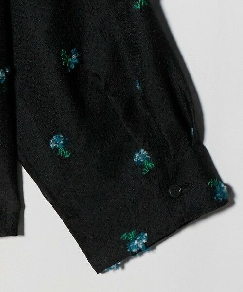 BEAUTY&YOUTH UNITED ARROWS / ビューティー&ユース ユナイテッドアローズ シャツ・ブラウス | フラワーモチーフ ジャガード シャツ ウォッシャブル | 詳細18